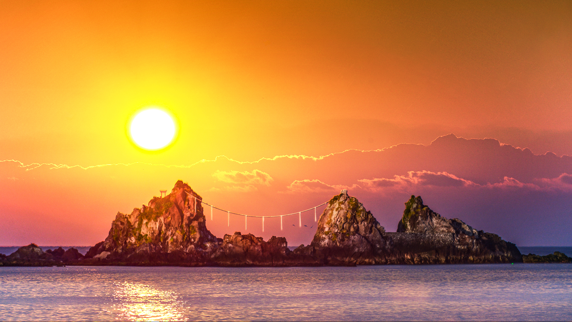 真鶴の初日の出